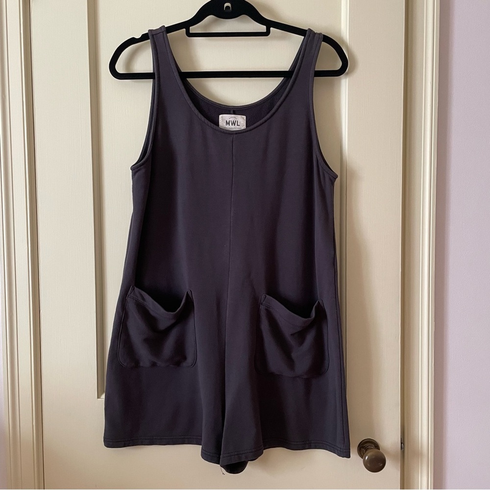 Madewell Dark Gray Romper